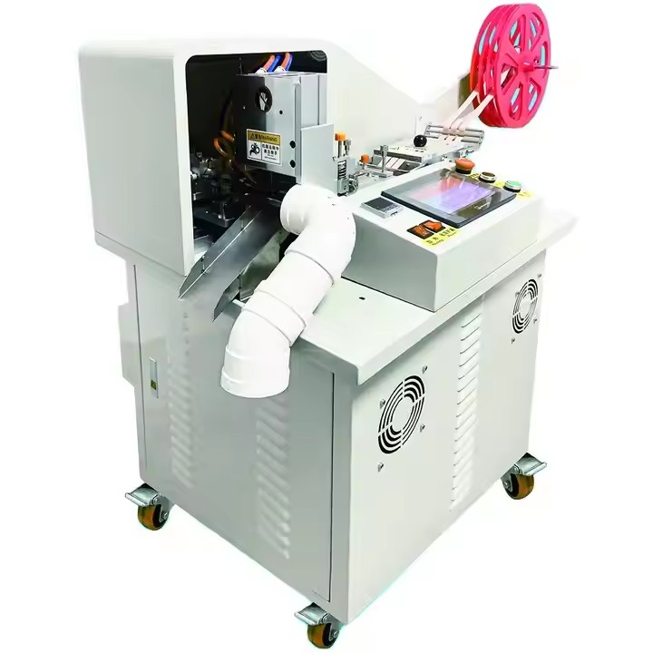Ultrasonic Tape Cutting and Folding Loop Machine