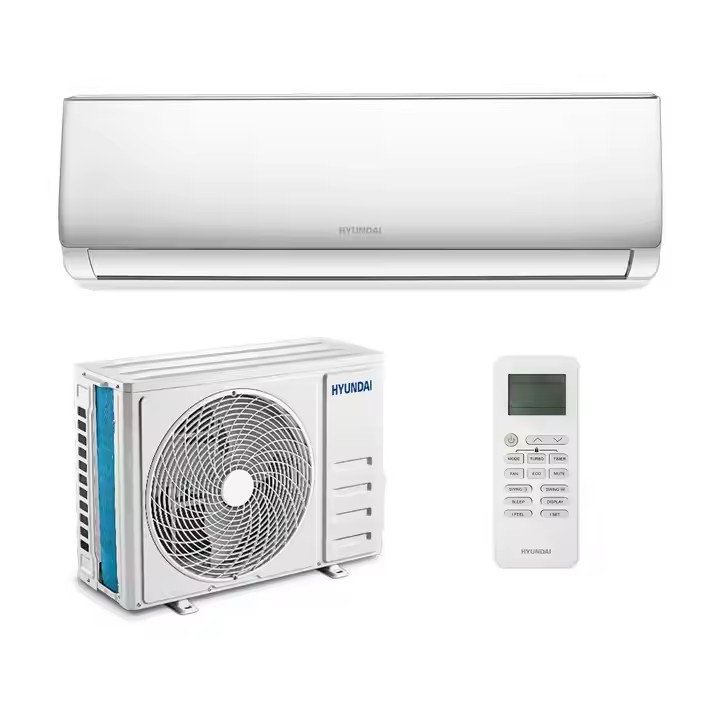 HYUNDAI 18000 Btu Smart Control Split System Air Conditioner Electric AC Powered Refrigerant R410 Cooling Only for Room Use