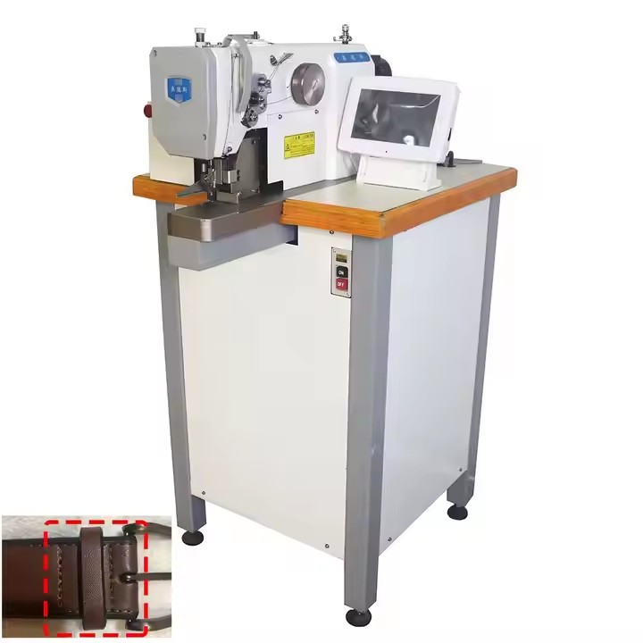 Automatic Computer Industrial Sewing Machine for Leather Belt