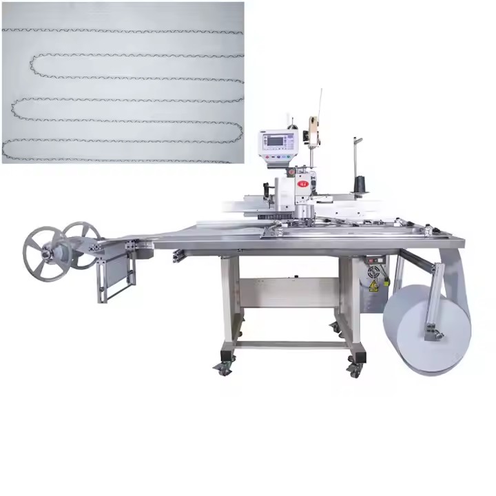 Automatic Sewing Machine for Very Thin Heating Wire Changeable Heating Design on Pad