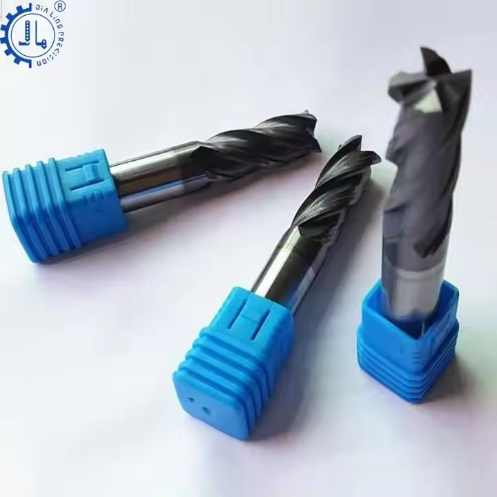 45 Hrc Endmill Carbide 4d 45hrc Endmills 4 Flute Carbide Standard End Mill Cutter 100mm Carbide Endmill 4 Flute 20mm
