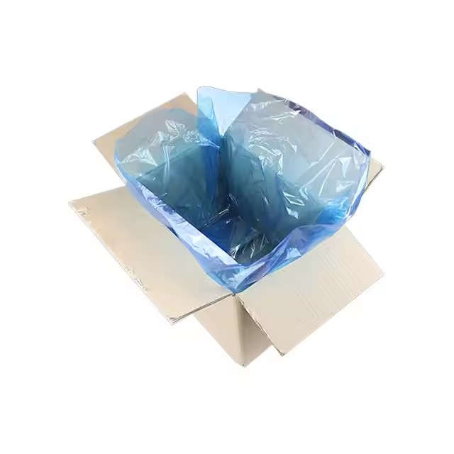  Heavy-Duty PE Clear Gusseted LDPE Liner Bag Square Bottom Disposable Poly Plastic Carton With Customizable Size and Heat Seal
