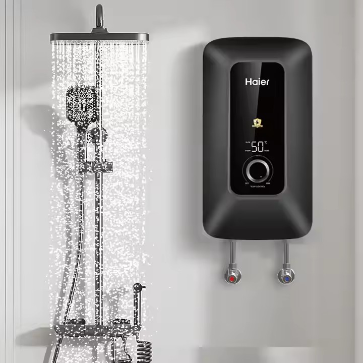 Haier Factory Directly 6.5kw 6kw 7kw 8kw Tankless Instant Electric Tankless Water Heater From China