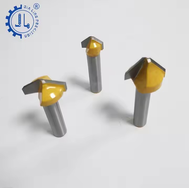  Aluminum v groove Cutter Milling Aluminum Working Tools Cutting ACP V-groove Milling Cutter