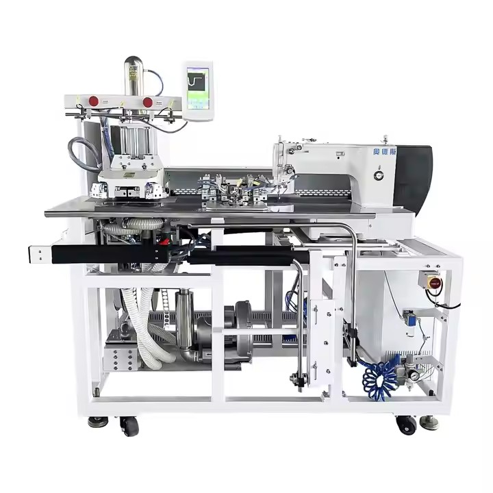 Automatic Pocket and Pocket Cover Setter Sewing Machine Pocket Flap Stitching Machine