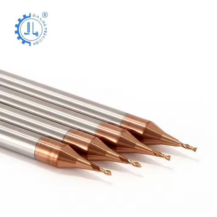  0.2mm CNC Carbide Micro End Mill Customized ODM Metal Micro Cutting Tools 0.1mm End Mill Milling Cutter