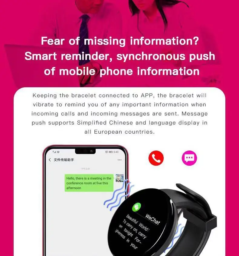 D18 Smart Watch Men Women Smartwatch Blood Pressure Waterproof Digital Watches Sports Fitness Tracker Watch