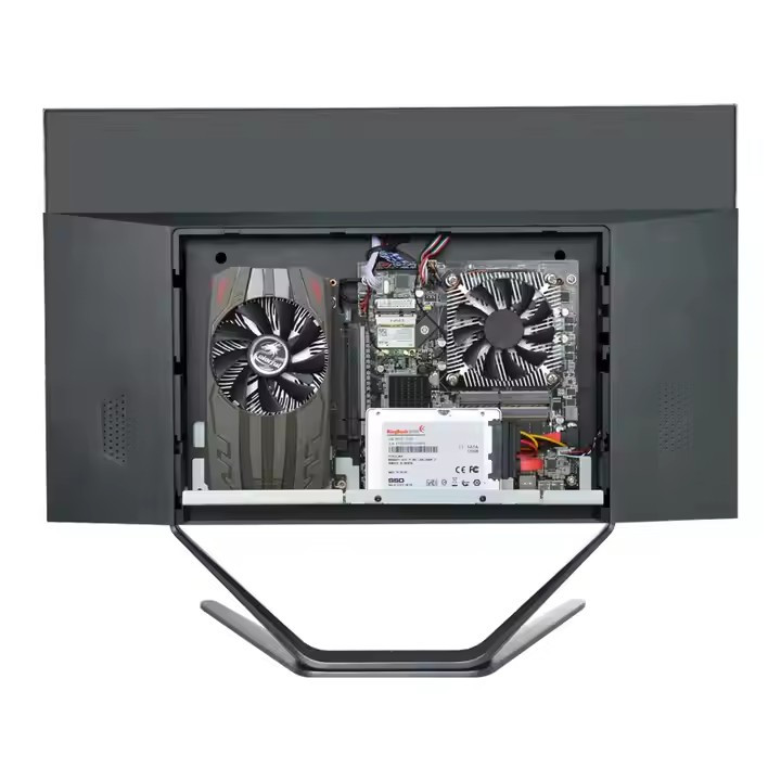 Computer Desktop Monoblock High Speeding Gamer 21.5 23.8 Curved I9 I7 I5 I3 With Cpu Ram Ssd Diy All in One Pc Computer Vga AIO