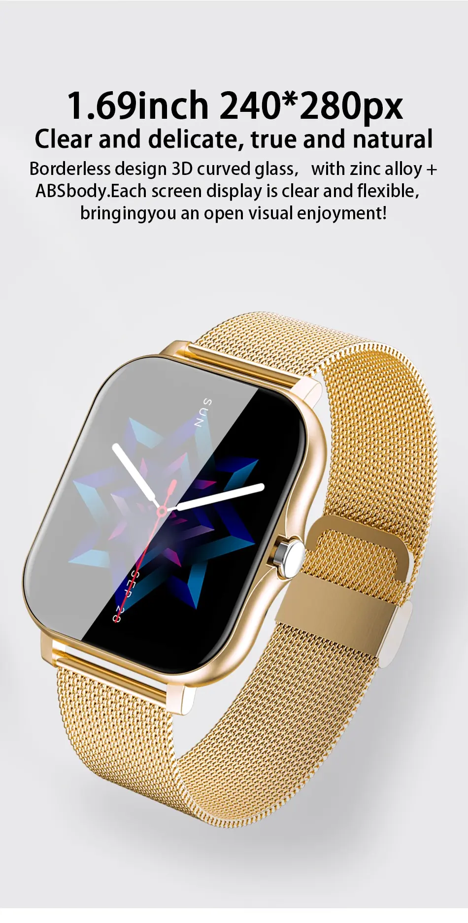 Y13 BW0242 Reloj Inteligente 2023 Smart Watch Fashion Custom Dial Heart Rate Smartwatch Voice Assistant Phone call Smart Watch