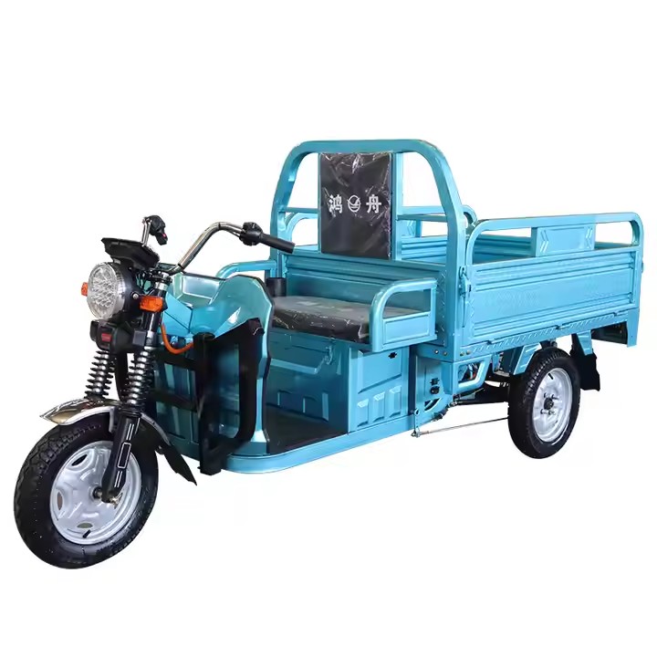 Cheap Electric Tricycle 1000W DC Motor Dumping Electric Cargo Tricycle for Adult Open 3 Seat Electric Motorcycle