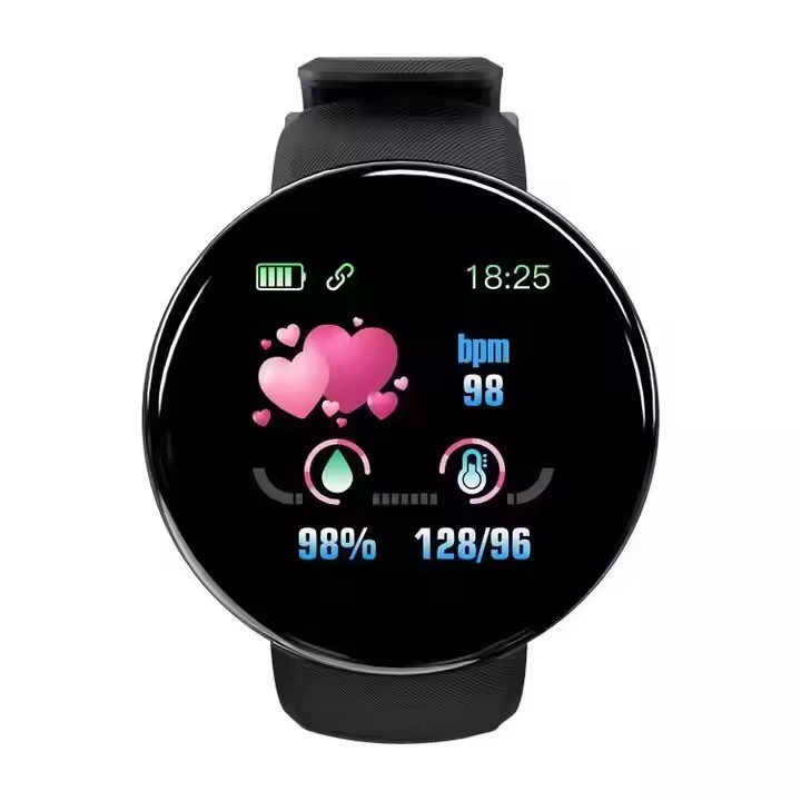 D18 Smart Watch Men Women Smartwatch Blood Pressure Waterproof Digital Watches Sports Fitness Tracker Watch
