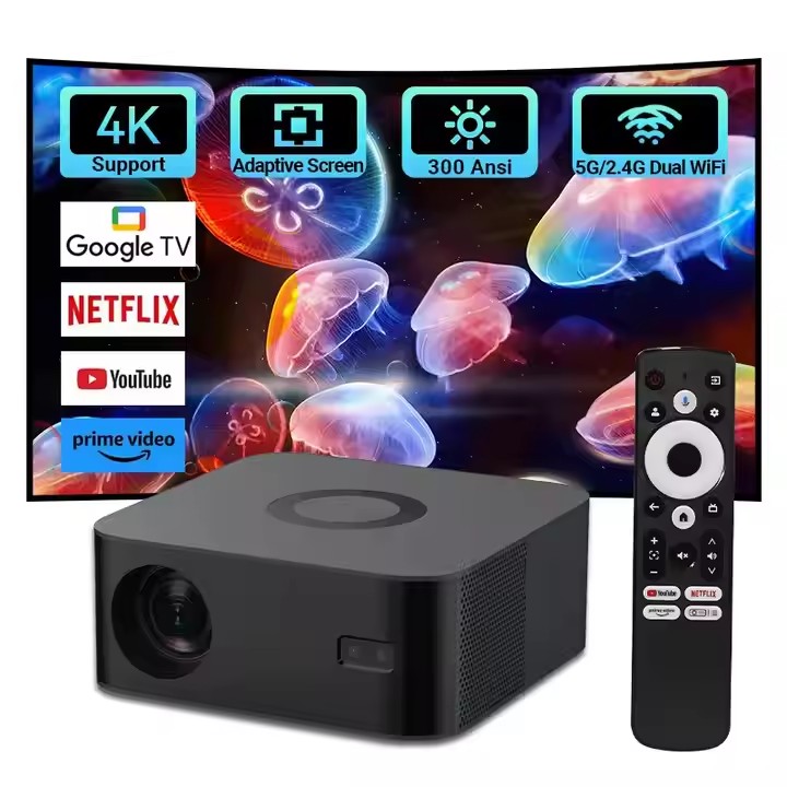 Hotack Newest L007CM Full Hd 1080P Home Theater Video Proyector Smart Android WIFI Smart TV Projector 4K