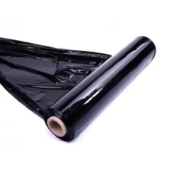 New 100% Lldpe Raw Material Black Pallet Wrap Stretch Film