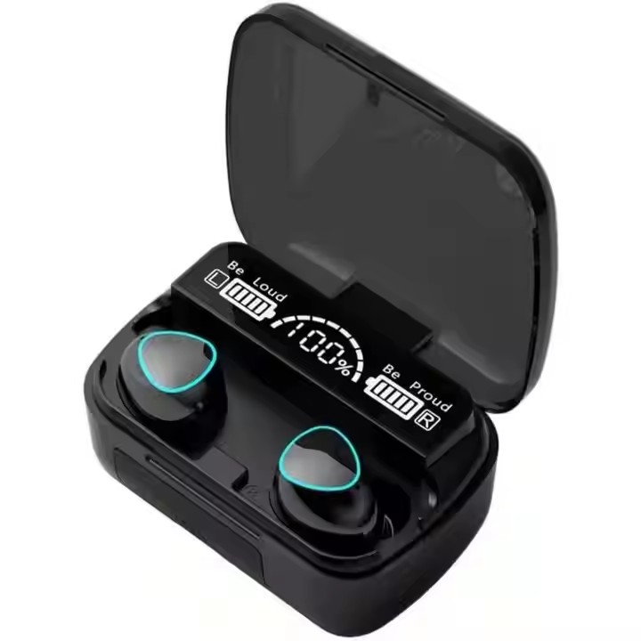 True Wireless Bluetooth Headphones, Waterproof Stereo in-Ear Earphones Touch Control Long-Lasting Earbuds