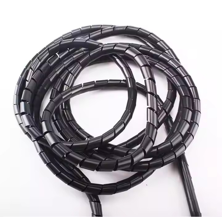  Cable Tidy Wire Insulation Spiral Wrapping Band Spiral Winding Wire Wrapping Bands PE Material