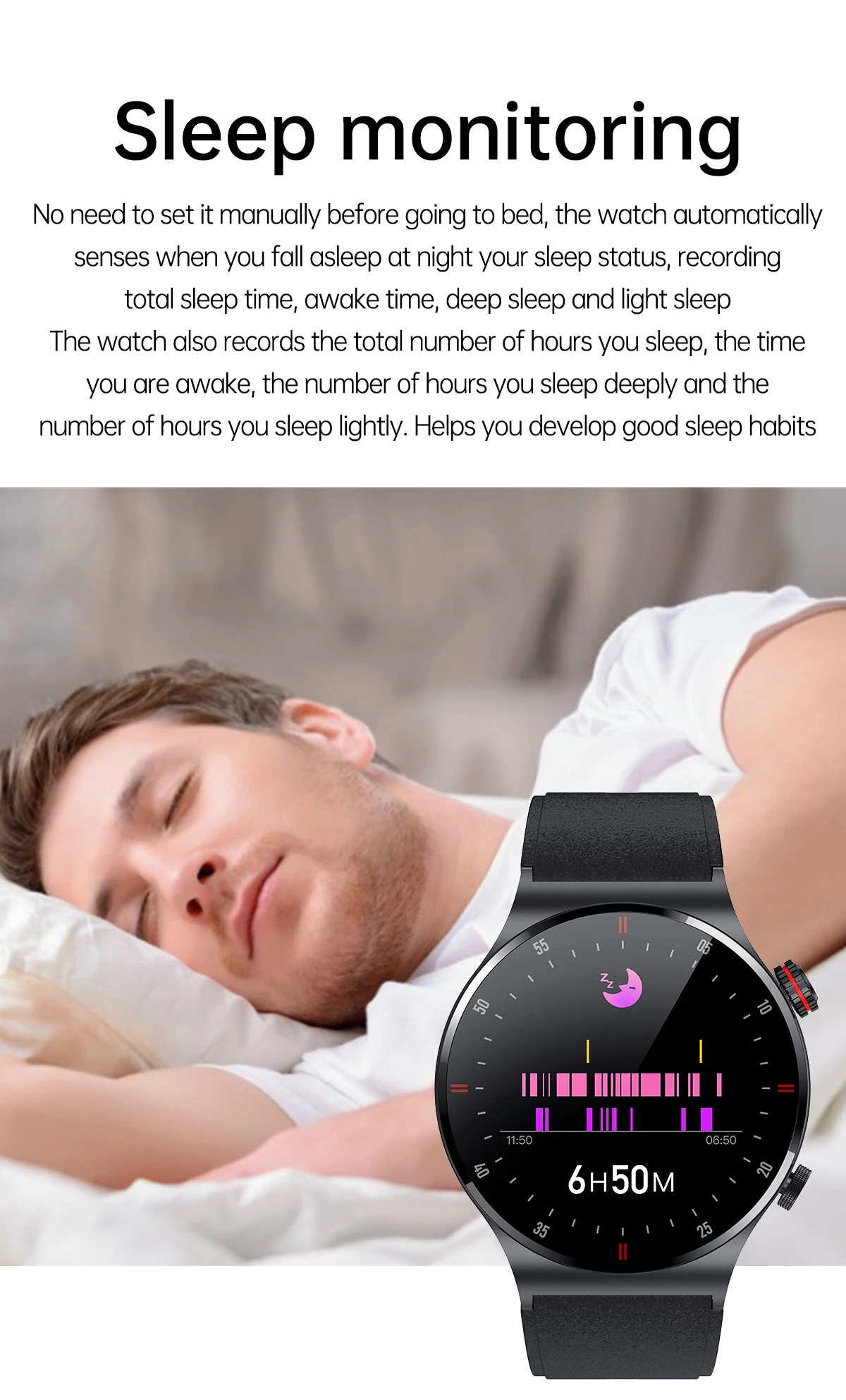 New High Quality QW33 Bw0382 Smart Watch for Men Sports Fitness Watches for Android Ios Smartwatch Montre Intelligente Hombre