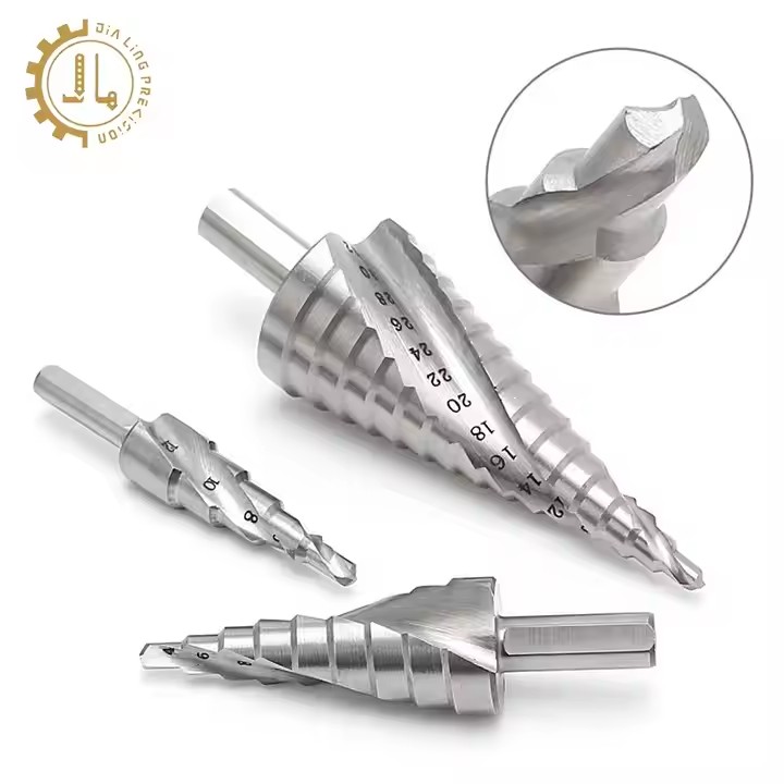  High-Speed Steel White Step Drill Bit 4-32mm Metal Drilling HSS Stepped Drill Bit