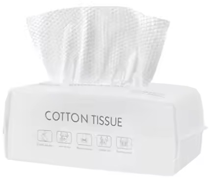 White 100% Cotton Facial Towel Disposable Face Towel for Spa Beauty