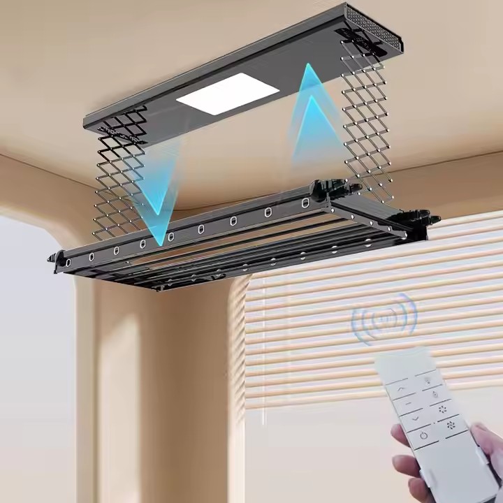 Sleek and Stylish Smart Clothes Drying Rack for Contemporary Homes