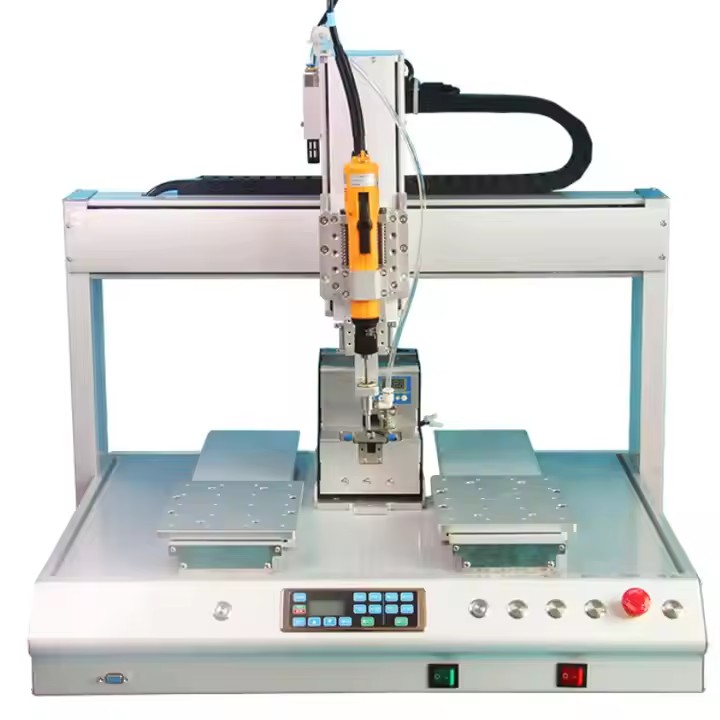 Auto Screw Fixed Mobile Phone Desktop Automatic Screw Lock Machine Fixing with Double Sys Screw Tighten Machine
