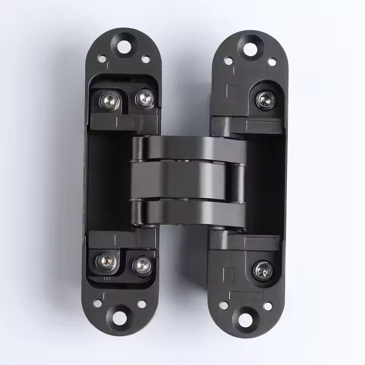 Otlav INVISACTA IN303 Concealed Hinge 3D Adjustable Invisible Hinge in Zamak Black