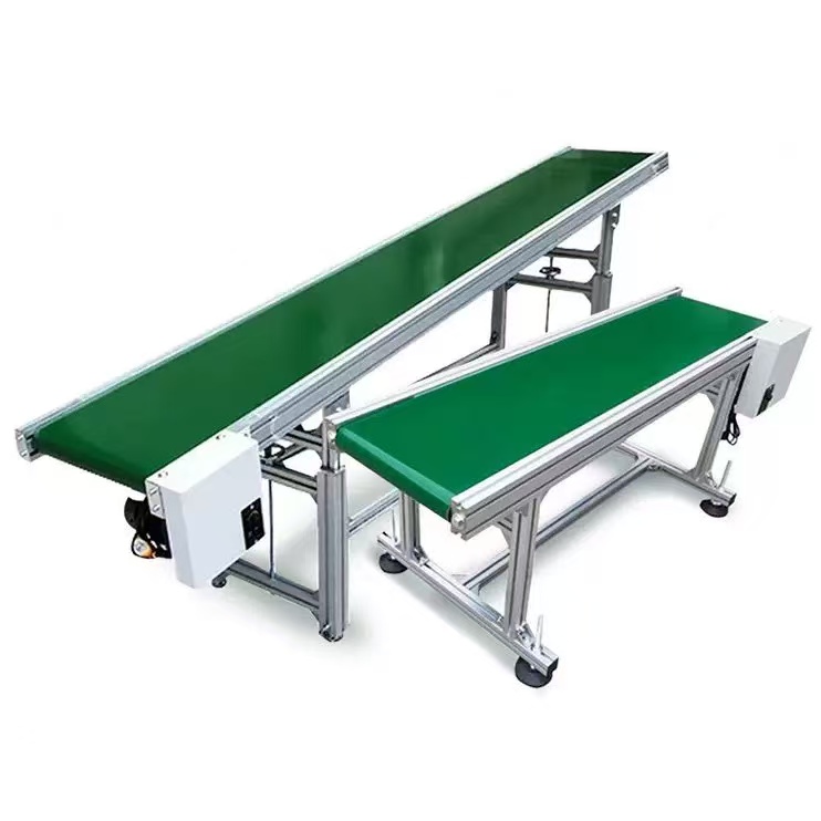 Easy to Clean Assembly Line Conveyor Small Incline Injection Molding Machine Conveyor Belt
